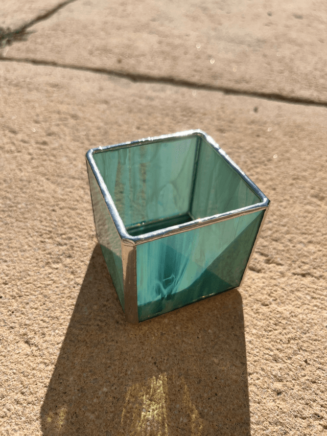 Petits photophores cubes