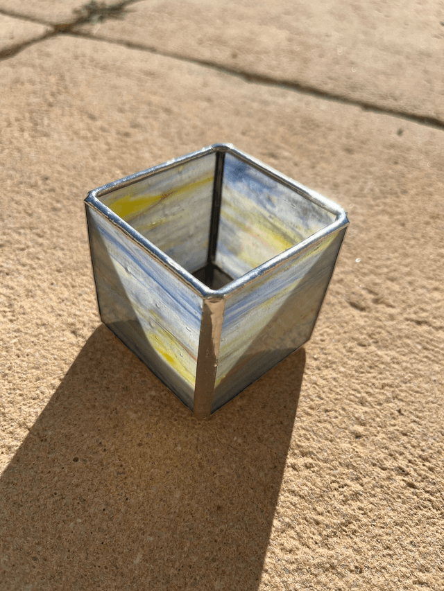 Petits photophores cubes
